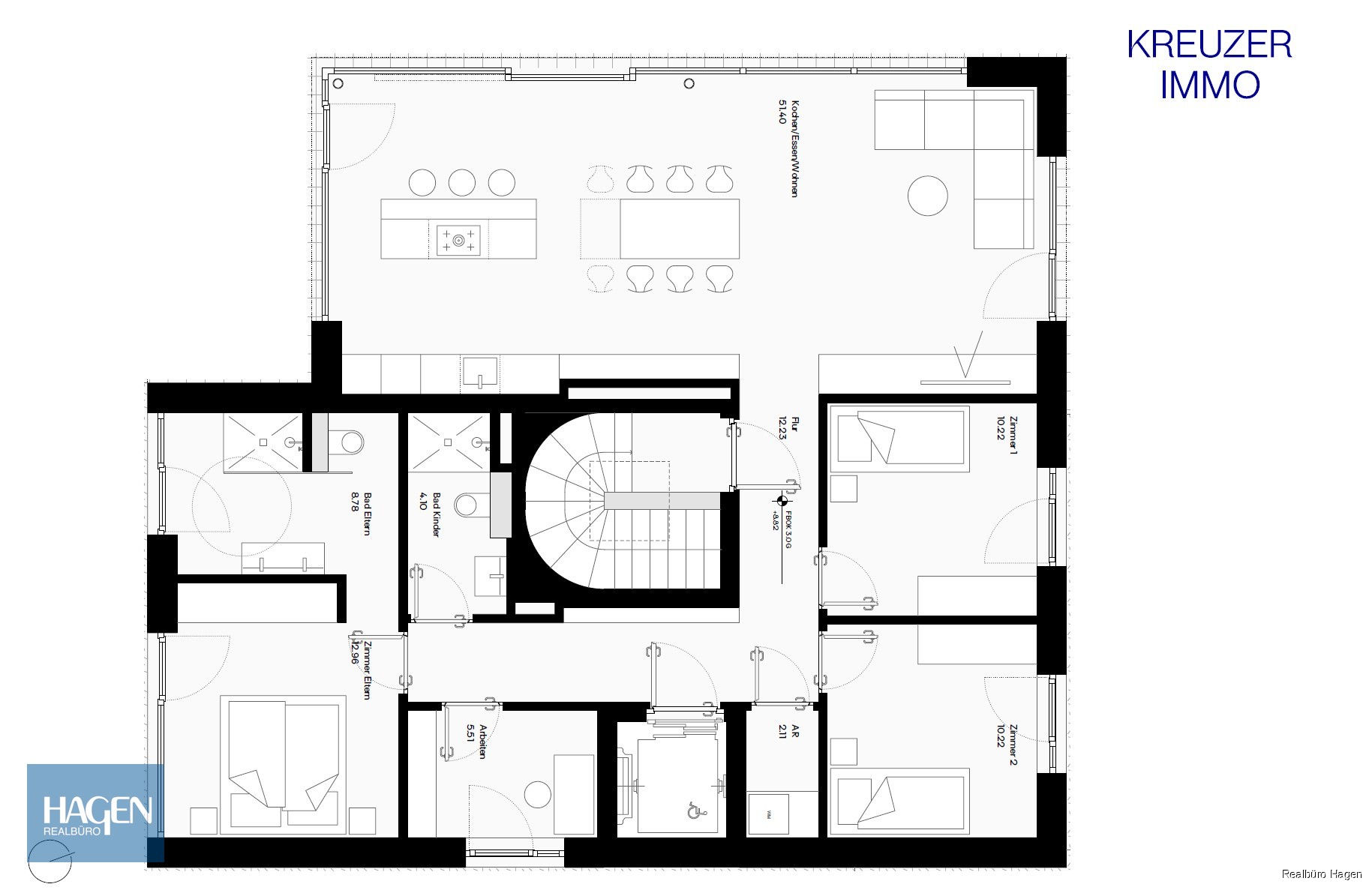 Grundriss OG 3 Top 11 Penthouse_