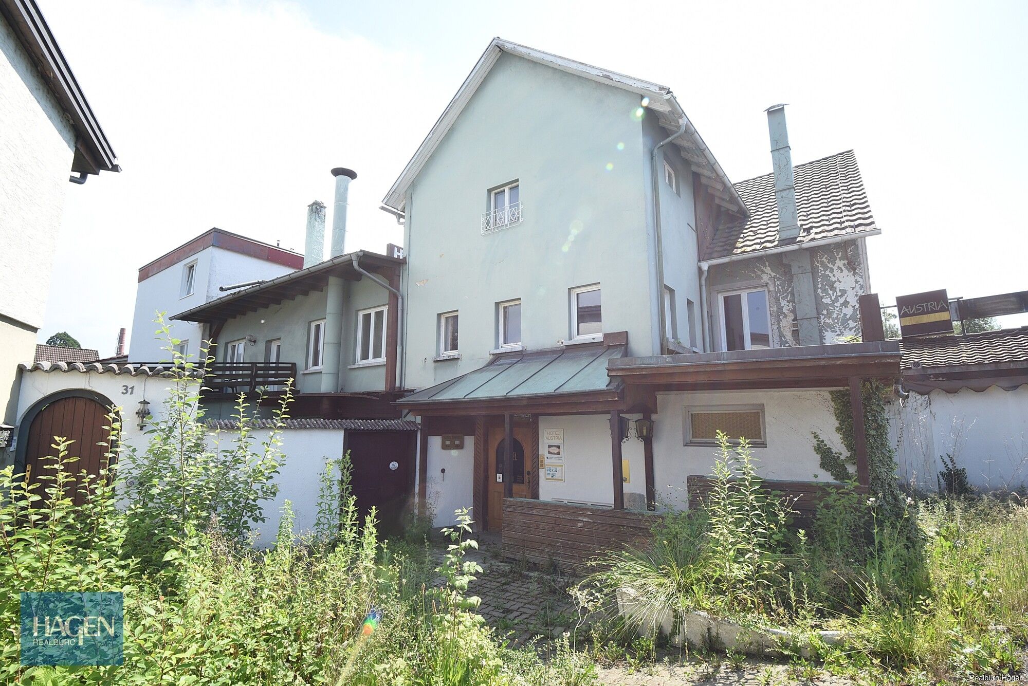 Au&szlig;enasicht Hotel R&uuml;ckseite 