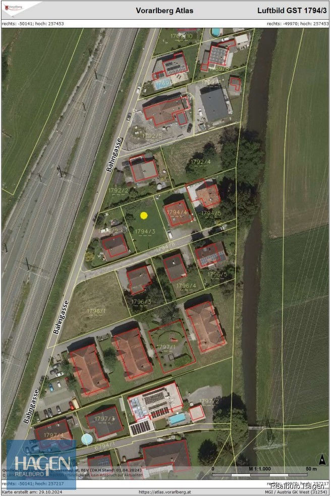 Luftbild Bahngasse