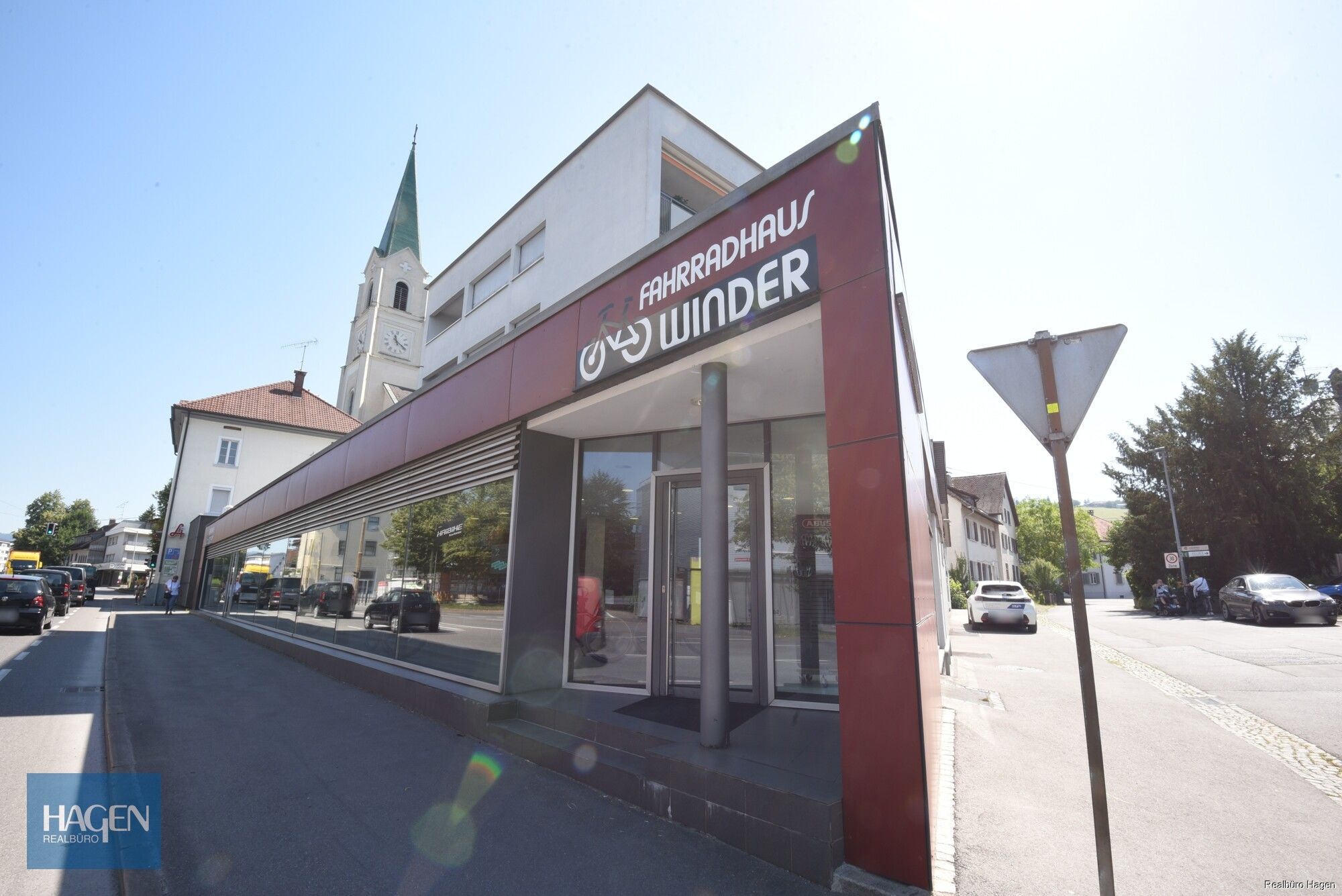 Eingang Fahrradhaus