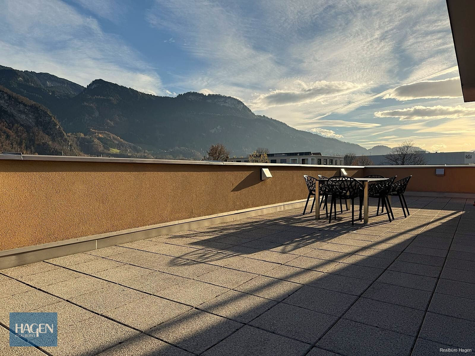 Außenansicht Ostterasse 