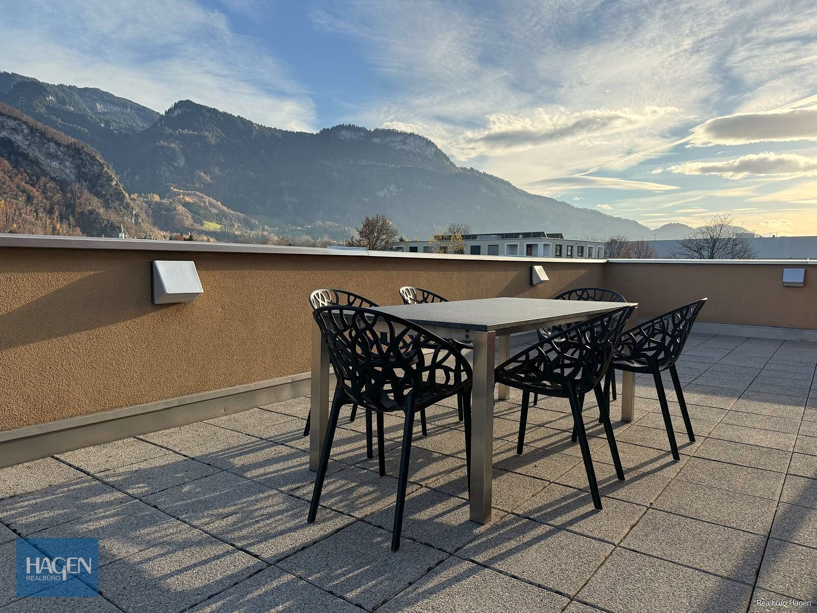 Außenansicht Ostterasse 