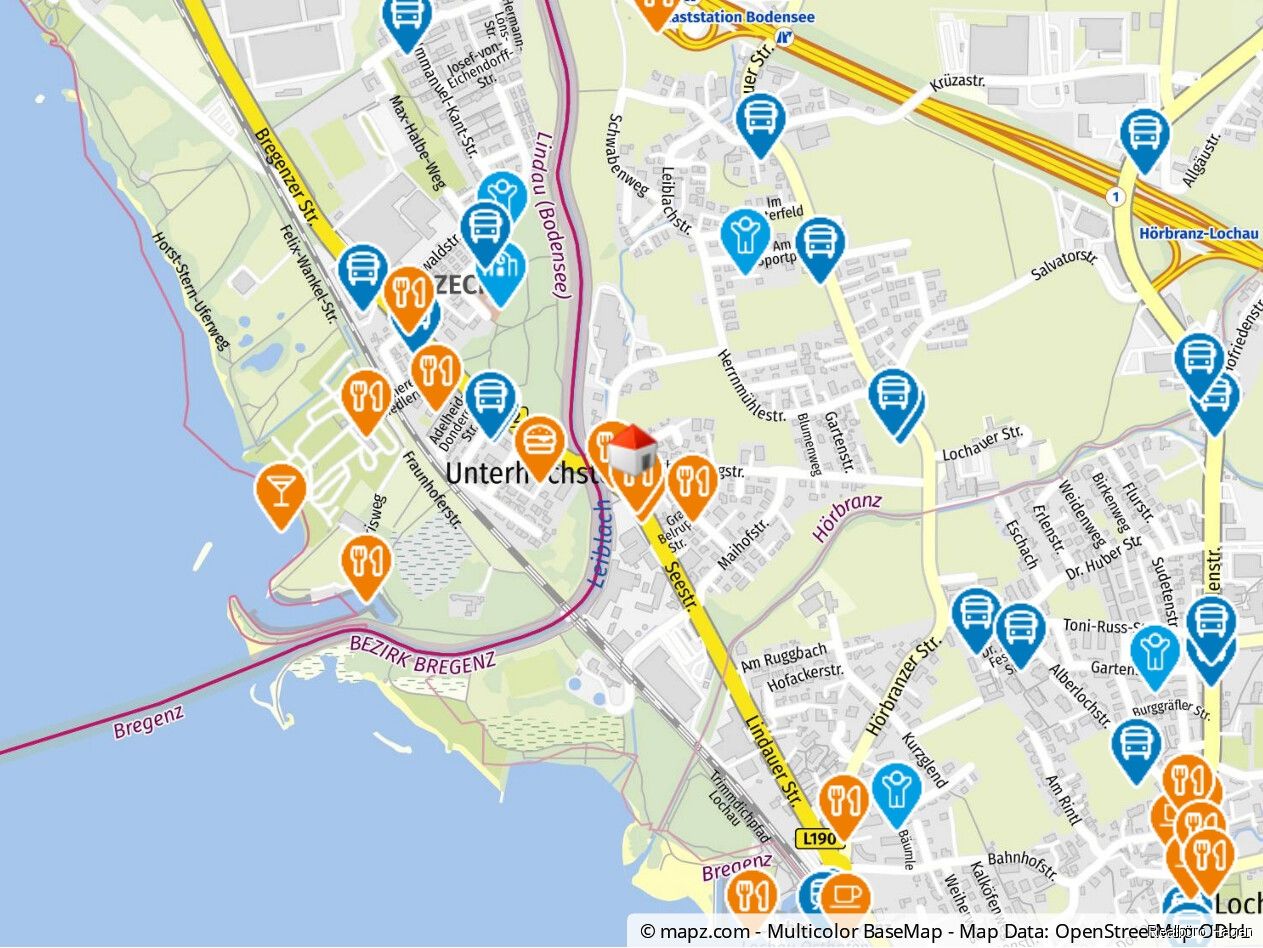 Geolyzer Kartenausschnitt