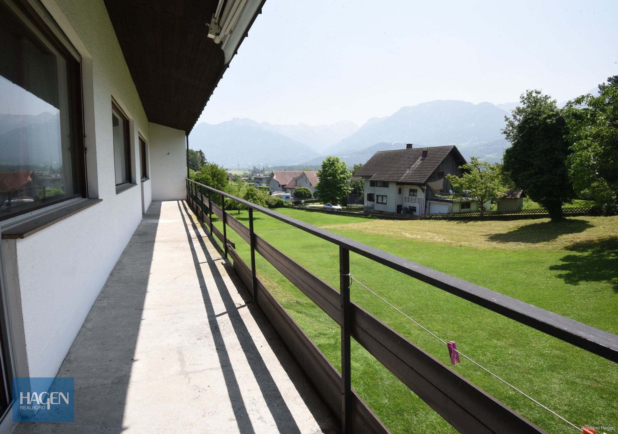 Balkon und Aussicht