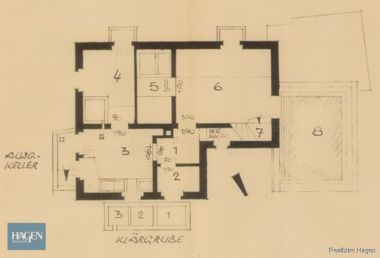 Grundriss Keller